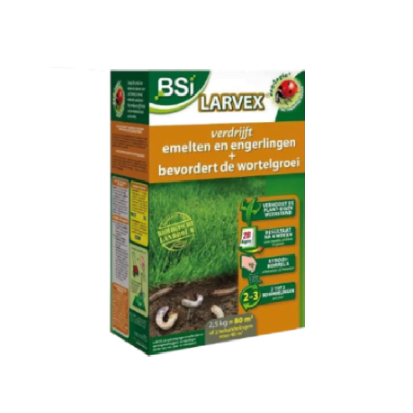 BSI larvex tegen emelten en engerlingen 2,5KG