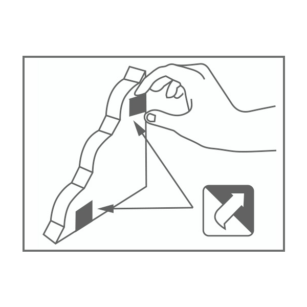 Swissinno raamhoek vliegenval wit 2 stuks