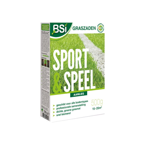 BSI sport en speel graszaden 500GR