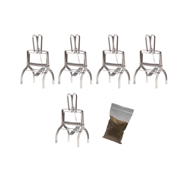 Mollenklem 5 stuks met lokstof