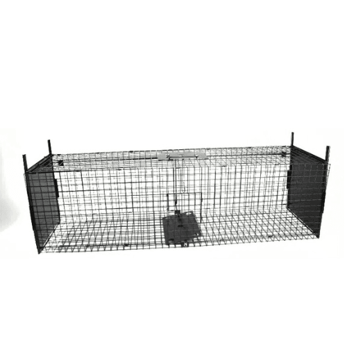 Doorloopval 120x30x30 cm voor het levend vangen van ongewenste wilde dieren zoals marters, ratten